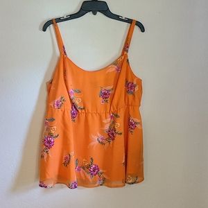 NWOT Orange Torrid Tank